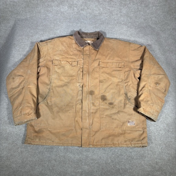 Other - CE Schmidt Jacket Mens 2XLT‎ Brown Duck Canvas Barn Chore Distressed Workwear